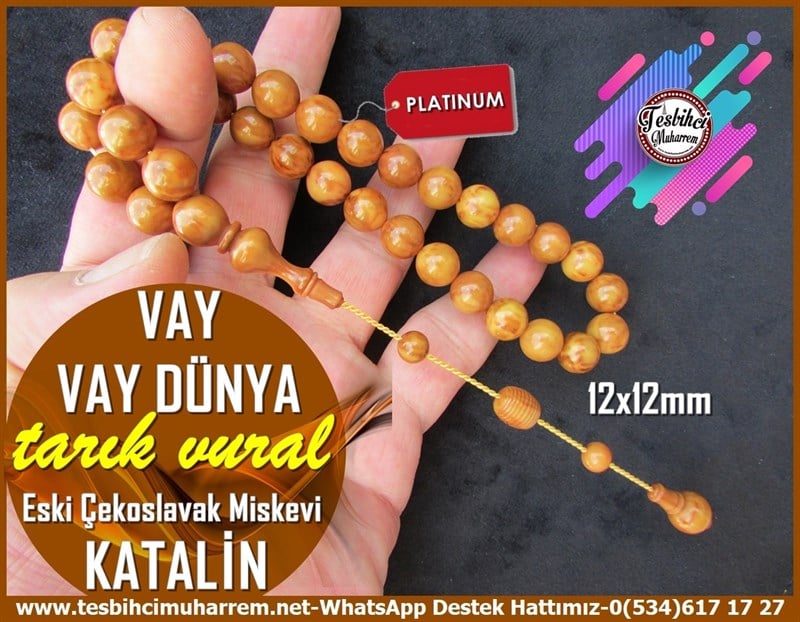 Katalin Ve Bağa TesbihlerTM11857Tesbih Katalin Tesbih Eski Çekoslavak Miskevi Damarlı Vay Vay DünyaTesbih Katalin Tesbih Eski Çekoslavak Miskevi Damarlı Vay Vay Dünya
