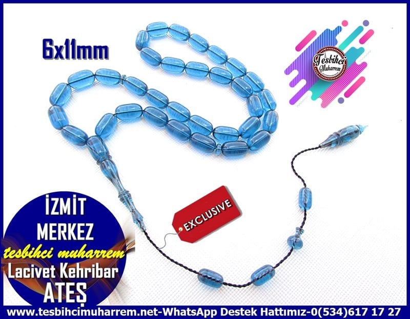 Lacivert Ton TesbihlerTM11666Tesbih Lux Ateş Kehribar Kapsül Lacivert İzmit Merkez Tesbih Lux Ateş Kehribar Kapsül Lacivert İzmit Merkez 