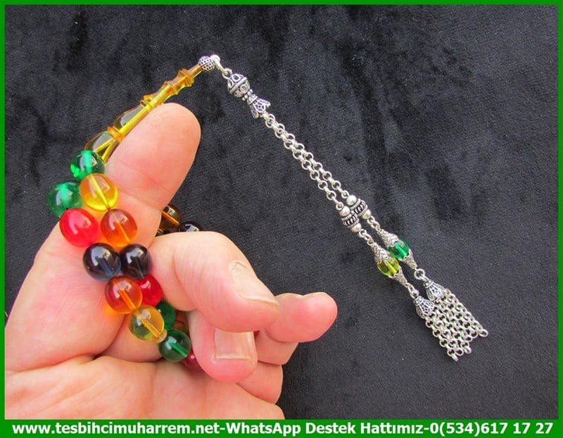 Nar Çiçeği Ton TesbihlerTM11801Tesbih Lux Curcumix Saydam Blok Ateş Kehribar Uzun Gümüş Püsküllü Meftun Tesbih Lux Curcumix Saydam Blok Ateş Kehribar Uzun Gümüş Püsküllü Meftun 