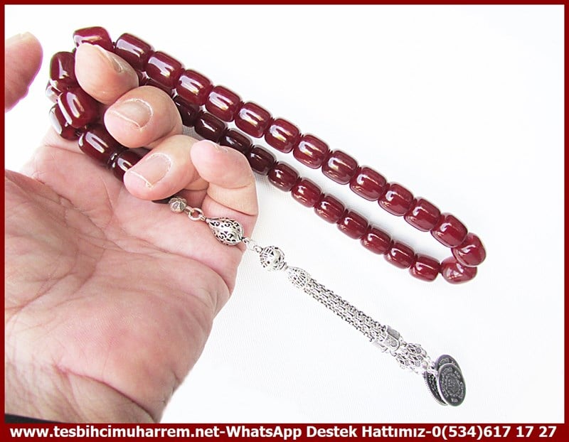 Osmanlı Antika Vişne Ton TesbihlerTM11268Tesbih Osmanlı Formunun Zirvesinde Battal Boy Antika Vişne Gümüş Tasarım 80 gr Osman BeyTesbih Osmanlı Formunun Zirvesinde Battal Boy Antika Vişne Gümüş Tasarım 80 gr Osman Bey