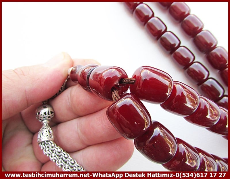 Osmanlı Antika Vişne Ton TesbihlerTM11268Tesbih Osmanlı Formunun Zirvesinde Battal Boy Antika Vişne Gümüş Tasarım 80 gr Osman BeyTesbih Osmanlı Formunun Zirvesinde Battal Boy Antika Vişne Gümüş Tasarım 80 gr Osman Bey