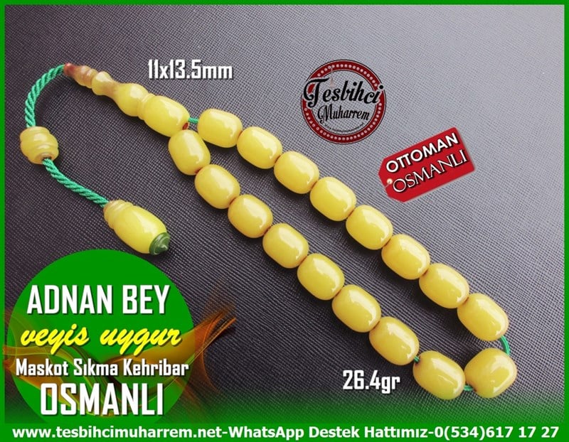 Osmanlıdan Kalma Hardal Ton Kehribar TesbihlerTM11593Tesbih Osmanlı Sıkma Kehribar Maskot Bileklik Efe Model Özel Çalışma Adnan BeyTesbih Osmanlı Sıkma Kehribar Maskot Bileklik Efe Model Özel Çalışma Adnan Bey