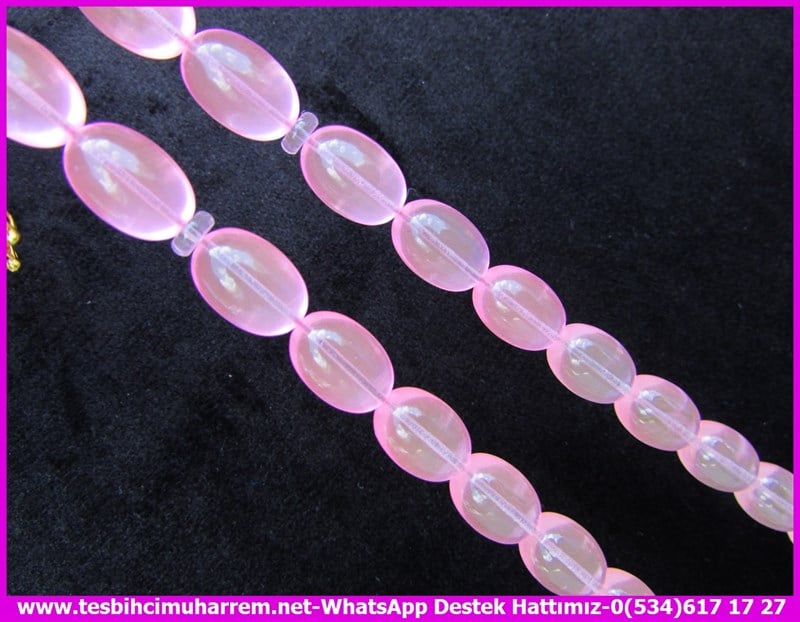 Amberoit TesbihlerTM11961Tesbih Plexiglass Özel Tasarım Gümüş Püskül Naif Pembe Amarello Tesbih Plexiglass Özel Tasarım Gümüş Püskül Naif Pembe Amarello 