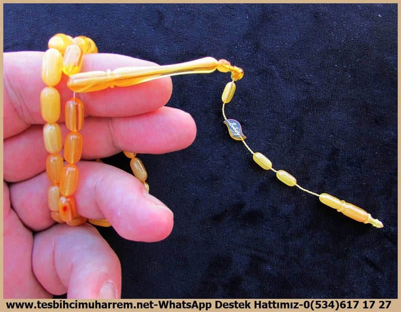 Hareli Damarlı Sarı Kehribar TesbihlerTM11908Tesbih Sıkma Kehribar Objeden Damarlı Ultra Lux Kapsül Kesim Lal Tesbih Sıkma Kehribar Objeden Damarlı Ultra Lux Kapsül Kesim Lal 