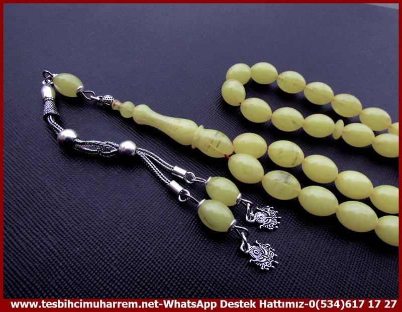Limon Kehribar TesbihlerTM11488Tesbih Sıkma Kehribar Sarı Damarlı Beyzi Kesim Gümüş Püsküllü Gönül DağıTesbih Sıkma Kehribar Sarı Damarlı Beyzi Kesim Gümüş Püsküllü Gönül Dağı