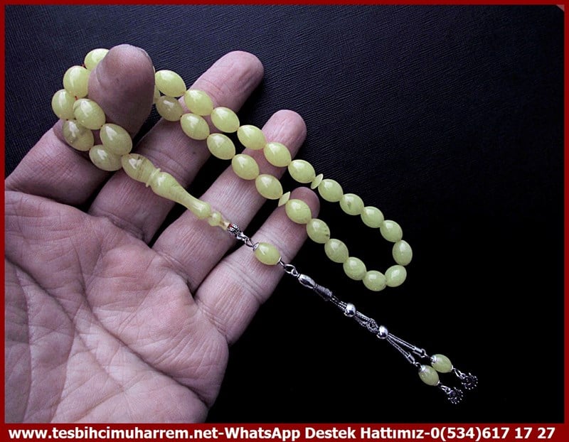 Limon Kehribar TesbihlerTM11488Tesbih Sıkma Kehribar Sarı Damarlı Beyzi Kesim Gümüş Püsküllü Gönül DağıTesbih Sıkma Kehribar Sarı Damarlı Beyzi Kesim Gümüş Püsküllü Gönül Dağı
