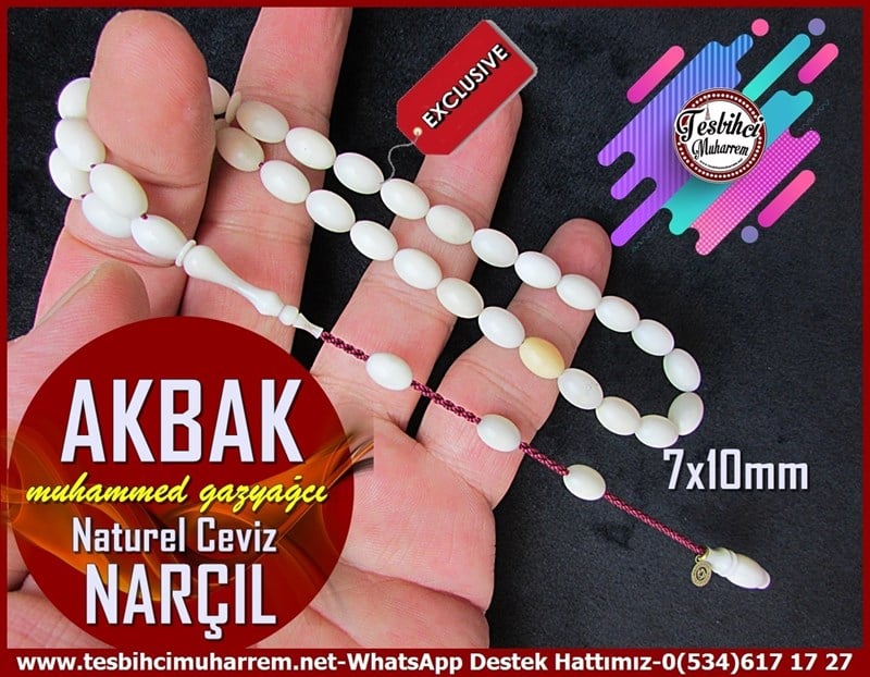 Narçıl Ağacı TesbihlerTM11962Tesbih Tropikal Naturel Narçıl Cevizi Badem Kesim AkbakTesbih Tropikal Naturel Narçıl Cevizi Badem Kesim Akbak