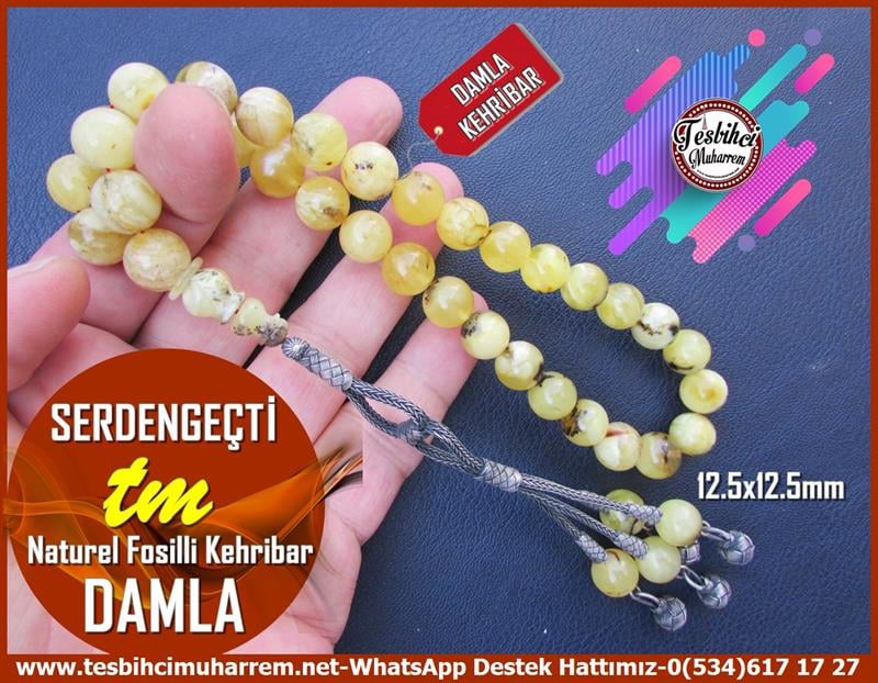  Damla Kehribar TesbihlerTM12679Tespih Damla Kehribar Küre Kesim Fosilli Kazaz Gümüşlü Serdengeçti TesbihTespih Damla Kehribar Küre Kesim Fosilli Kazaz Gümüşlü Serdengeçti Tesbih