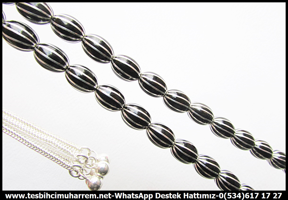 Oltu Taşı TesbihlerTM14164Tespih Erzurum Öz Oltu Taşı I Gümüş Tasarım 12'li Karpuz Dilim Gümüş Yarma Karapürçek Tesbih Tespih Erzurum Öz Oltu Taşı I Gümüş Tasarım 12'li Karpuz Dilim Gümüş Yarma Karapürçek Tesbih