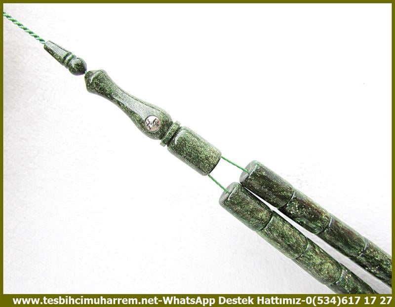Katalin Ve Bağa TesbihlerTM12556Tespih Eski Katalin Kum Simli Yumuşak Kesme Yeşil Dev TesbihTespih Eski Katalin Kum Simli Yumuşak Kesme Yeşil Dev Tesbih