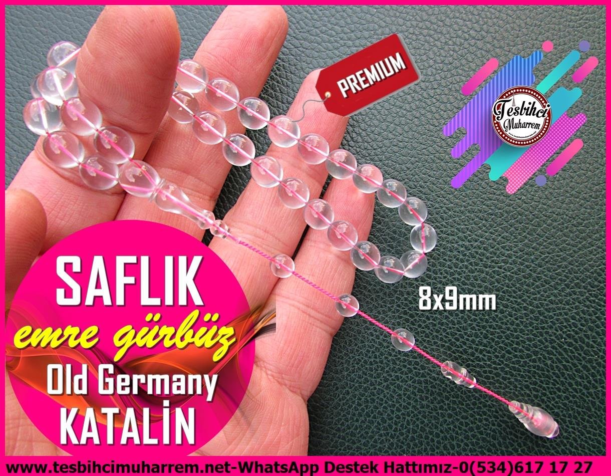 Katalin Ve Bağa TesbihlerTM12900Tespih Eski Katalin Küre Kesim Saydam Buz Beyazı Saflık Tesbih Tespih Eski Katalin Küre Kesim Saydam Buz Beyazı Saflık Tesbih 