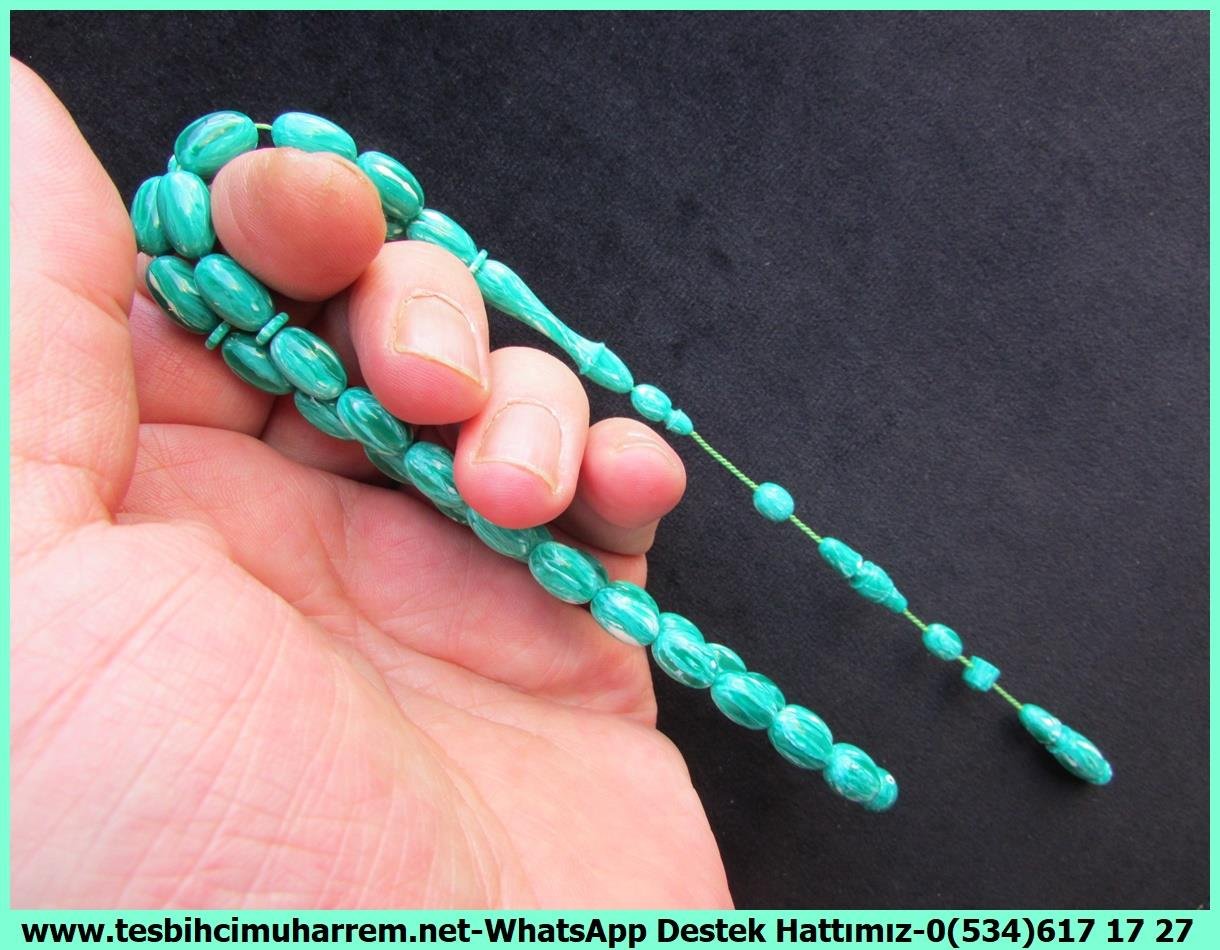 Galanit TesbihTM12905Tespih Galalith Eski Fransız Badem Kesim Muazzam Salata Tesbih Tespih Galalith Eski Fransız Badem Kesim Muazzam Salata Tesbih 