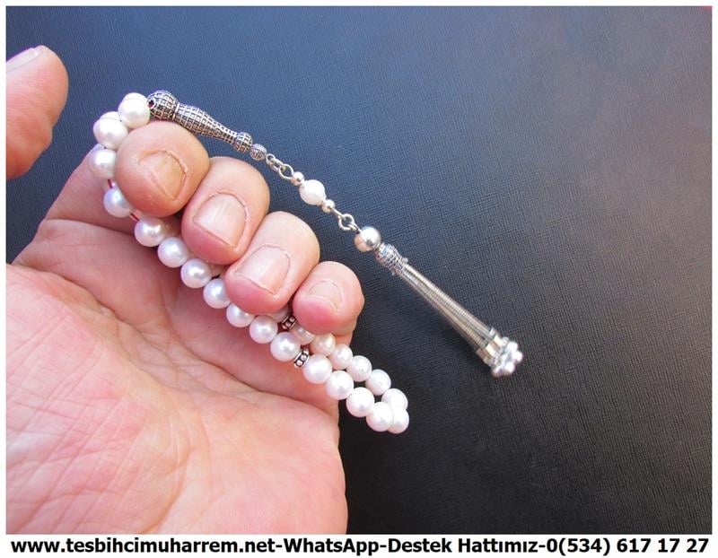 İnci TesbihTM12748Tespih İnci A Kalite Seçilmiş Malzeme Gümüş Tasarım İnci Tanem TesbihTespih İnci A Kalite Seçilmiş Malzeme Gümüş Tasarım İnci Tanem Tesbih
