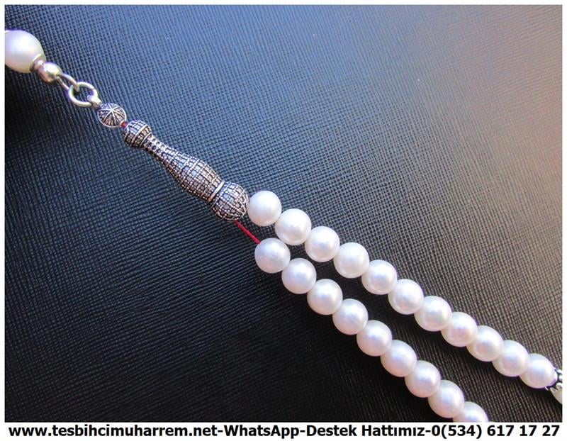 İnci TesbihTM12748Tespih İnci A Kalite Seçilmiş Malzeme Gümüş Tasarım İnci Tanem TesbihTespih İnci A Kalite Seçilmiş Malzeme Gümüş Tasarım İnci Tanem Tesbih