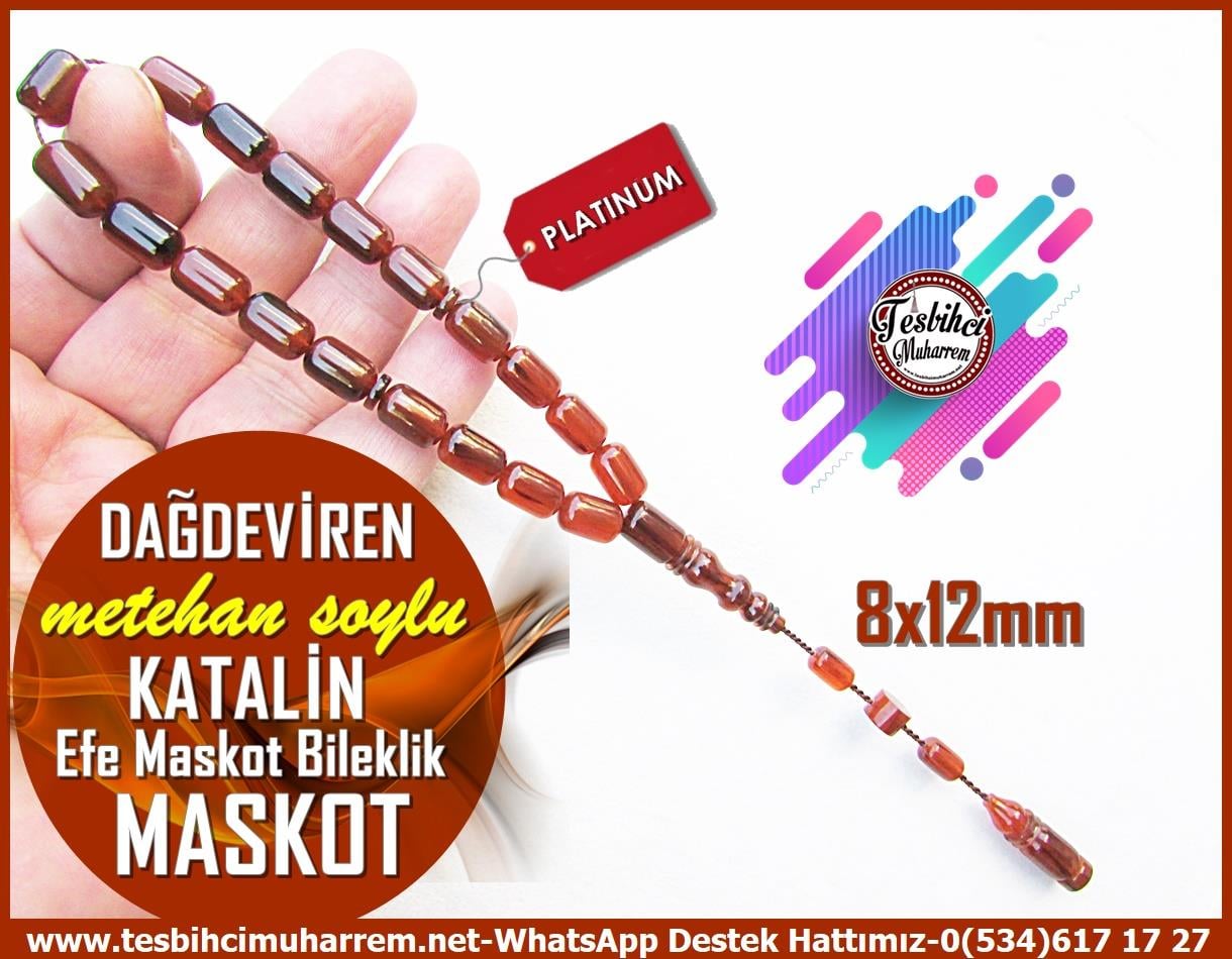 Katalin Ve Bağa TesbihlerTM12785Tespih Katalin Efe Maskot Bileklik Kırçıllı Dağdeviren TesbihTespih Katalin Efe Maskot Bileklik Kırçıllı Dağdeviren Tesbih