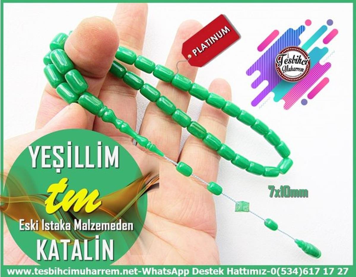 Orjinal Eski Alman Kehribar TesbihlerTM13217Tespih Katalin I Eski Istaka Malzemeden Kapsül Kesim Deniz Yeşili Yeşillim Tesbih Tespih Katalin I Eski Istaka Malzemeden Kapsül Kesim Deniz Yeşili Yeşillim Tesbih 