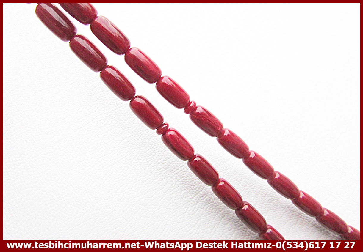 Katalin Ve Bağa TesbihlerTM14159Tespih Katalin  I İnce Kapsül Model Eski Istakadan Bordo Renk Vişnelik Tesbih Tespih Katalin  I İnce Kapsül Model Eski Istakadan Bordo Renk Vişnelik Tesbih 