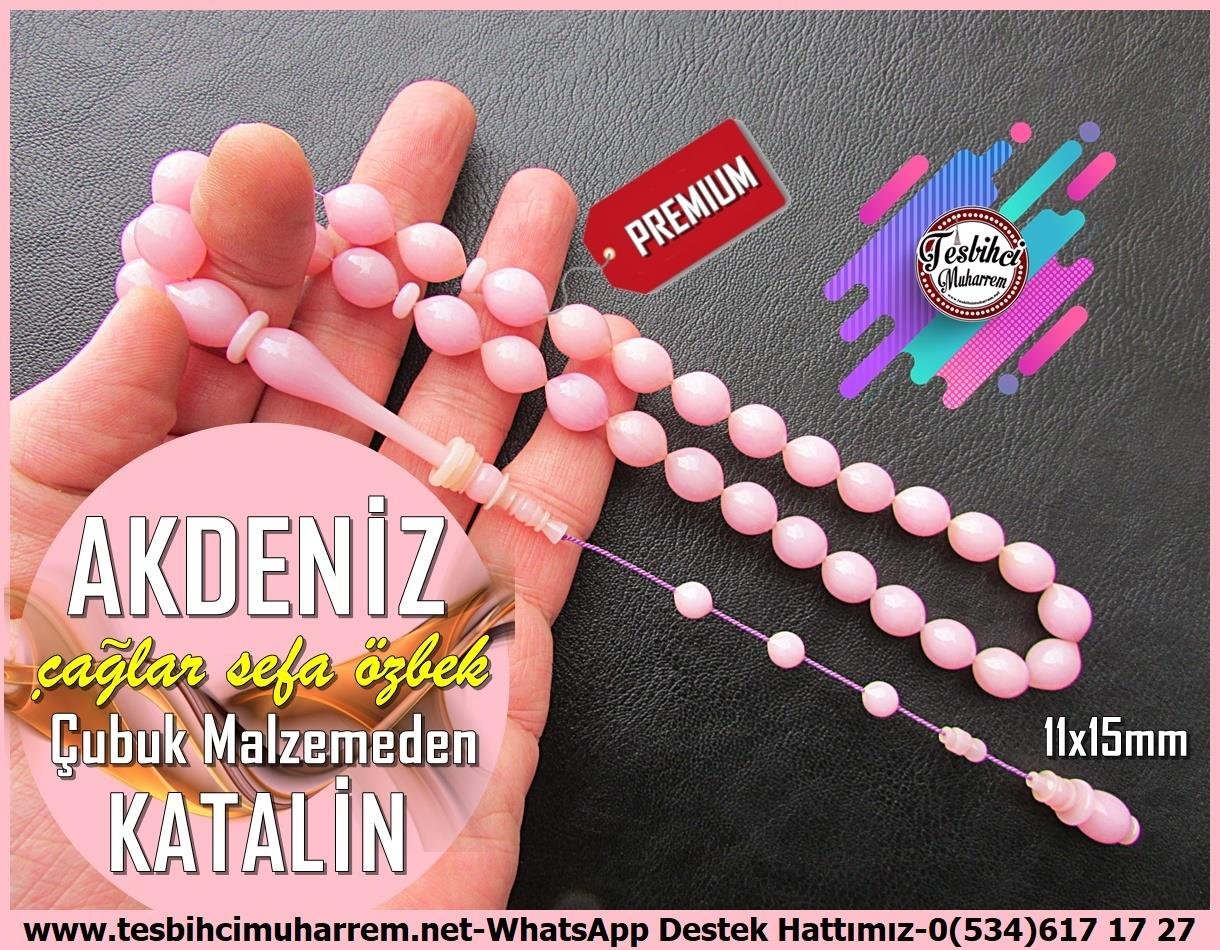Katalin Ve Bağa TesbihlerTM13230Tespih Katalin I Lux Çubuk Malzemeden Özel İşçilik Beyzi Kesim Pembe Akdeniz TesbihTespih Katalin I Lux Çubuk Malzemeden Özel İşçilik Beyzi Kesim Pembe Akdeniz Tesbih