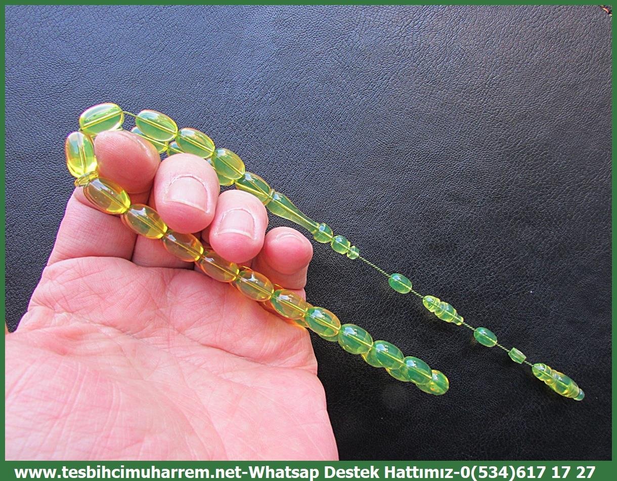 Katalin Ve Bağa TesbihlerTM13334Tespih Katalin I Özel Gömme Kutusunda Sertifikalı Badem Kesim Dominik Yeşil Saklı Kent TesbihTespih Dominican Katalin  I Dominik Damla Kehribar Yansımalı Özel Gömme Kutulu Sertifikalı Tesbih