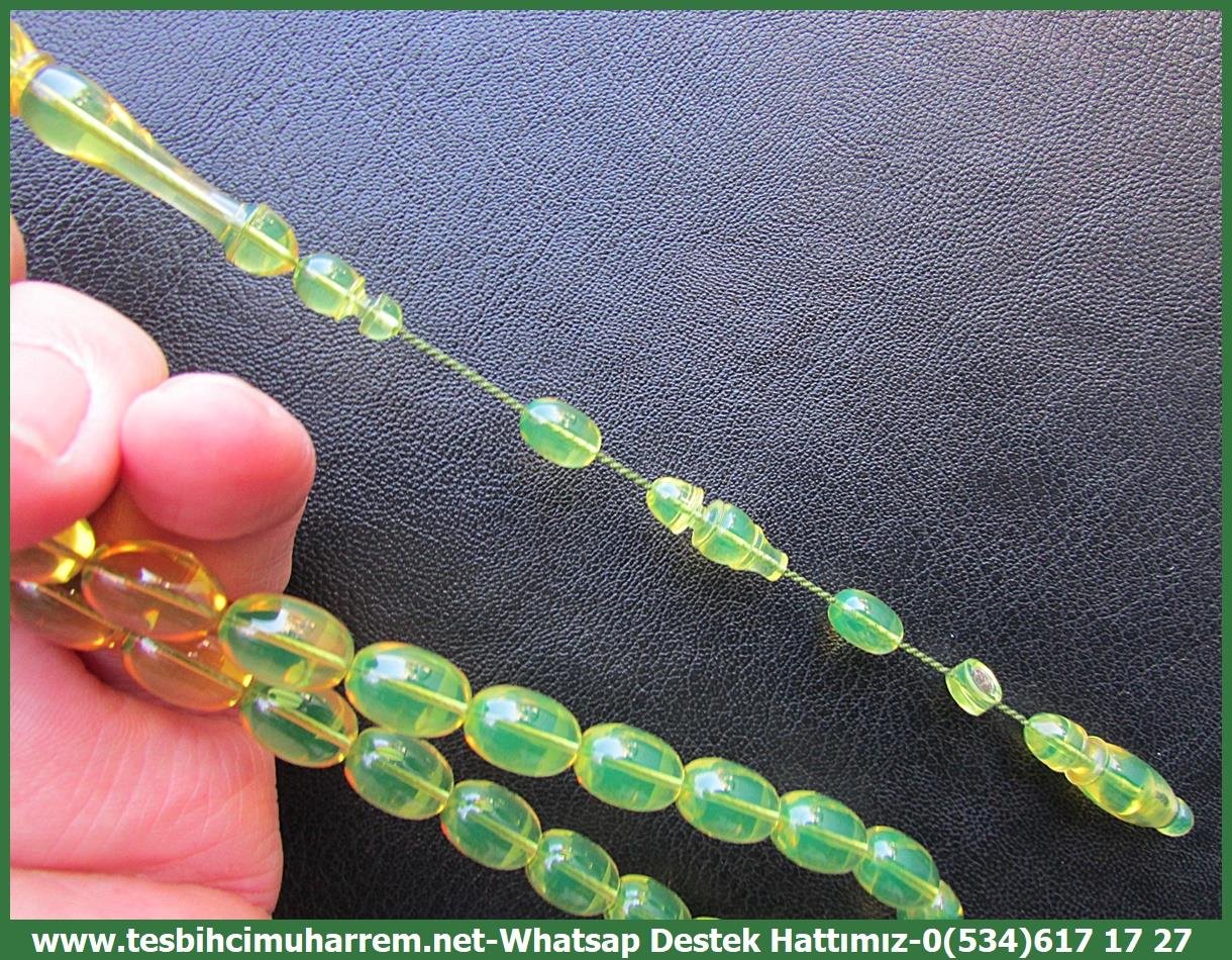 Katalin Ve Bağa TesbihlerTM13334Tespih Katalin I Özel Gömme Kutusunda Sertifikalı Badem Kesim Dominik Yeşil Saklı Kent TesbihTespih Dominican Katalin  I Dominik Damla Kehribar Yansımalı Özel Gömme Kutulu Sertifikalı Tesbih