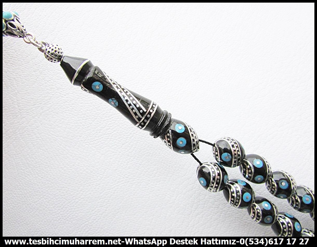 Oltu Taşı TesbihlerTM13219Tespih Oltu I Orjinal Erzurum Taşı Gümüş Püskül Gümüş Firuze Kakma Dadaş 25 TesbihTespih Oltu I Orjinal Erzurum Taşı Gümüş Püskül Gümüş Firuze Kakma Dadaş 25 Tesbih