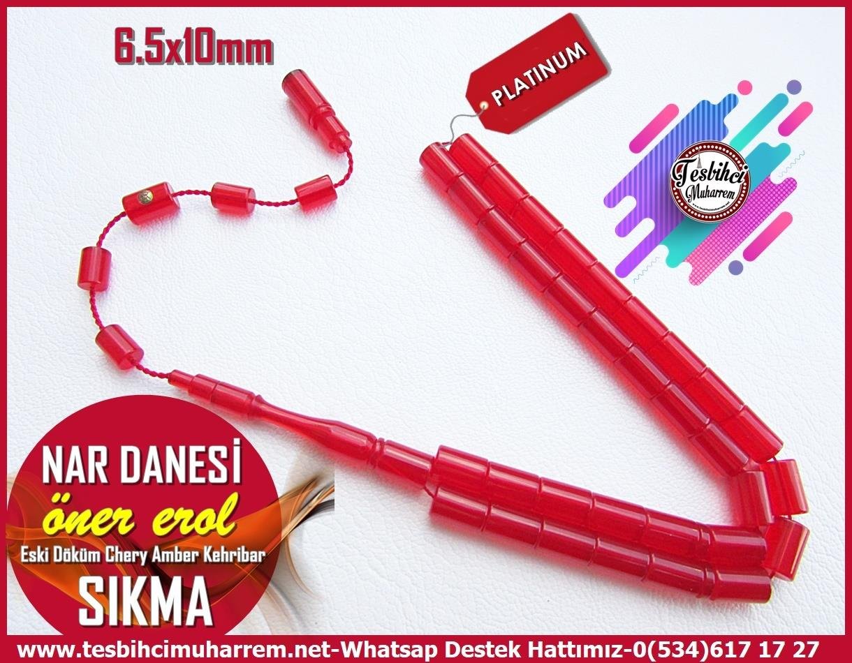 Hareli Kırmızı Kehribar TesbihlerTM12520Tespih Sıkma Kehribar Eski Döküm Nar Çiçeği Dik Kesme Nar Danesi Tesbih Tespih Sıkma Kehribar Eski Döküm Nar Çiçeği Dik Kesme Nar Danesi Tesbih 