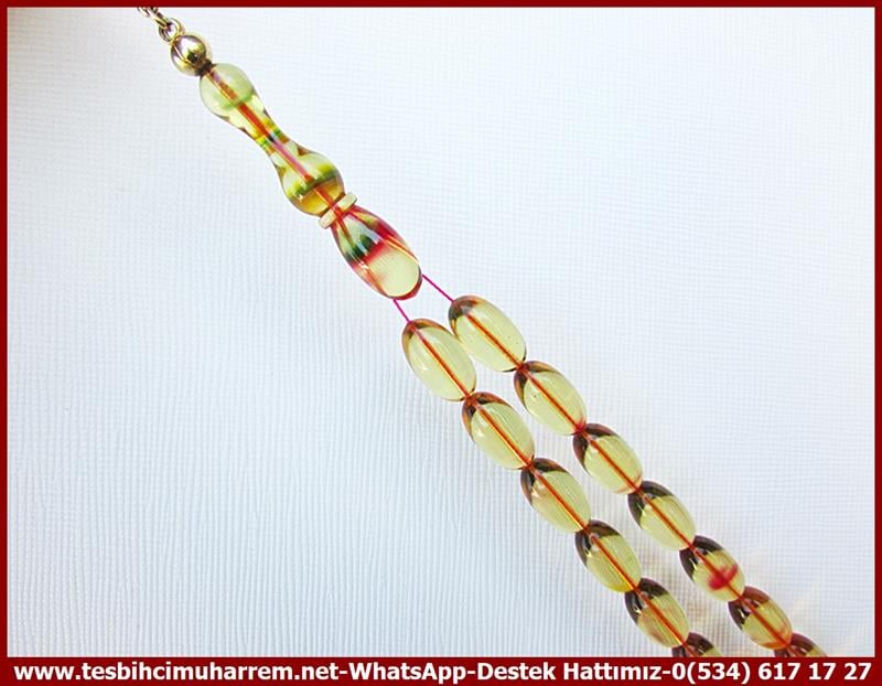 Tricolor Kehribar TesbihlerTM12727Tespih Sıkma Kehribar Multicolor Altın Püsküllü Hüseyin Tesbih Tespih Sıkma Kehribar Multicolor Altın Püsküllü Hüseyin Tesbih 