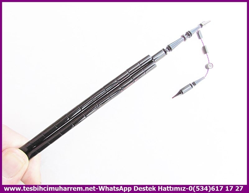 Katalin Ve Bağa TesbihlerTM11833TTesbih Galalith Mor Siyah Çizgili Dik Kesme Fransız Sıkması Boş ÇerçeveTesbih Galalith Mor Siyah Çizgili Dik Kesme Fransız Sıkması Boş Çerçeve