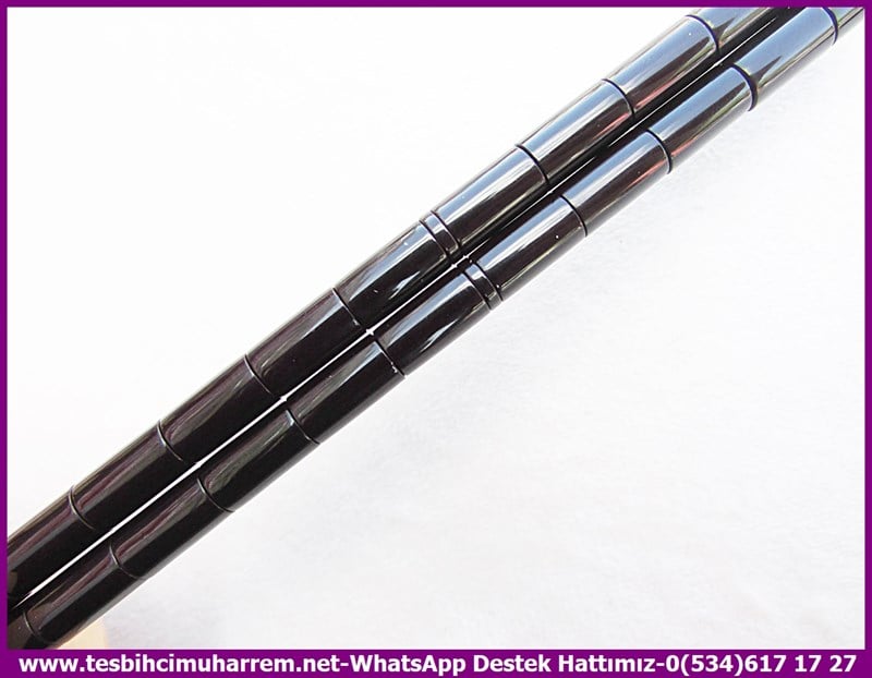 Katalin Ve Bağa TesbihlerTM11833TTesbih Galalith Mor Siyah Çizgili Dik Kesme Fransız Sıkması Boş ÇerçeveTesbih Galalith Mor Siyah Çizgili Dik Kesme Fransız Sıkması Boş Çerçeve