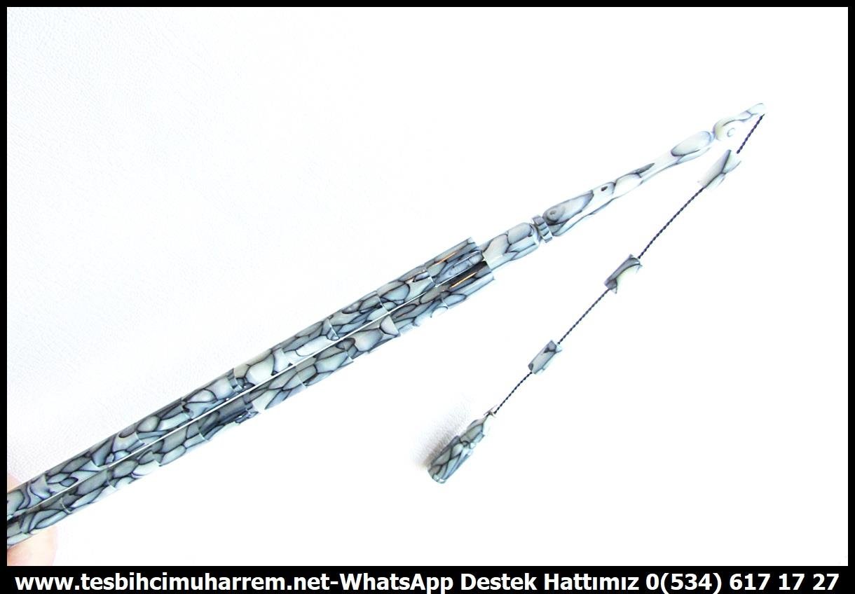 Katalin Ve Bağa TesbihlerTM14084Turgay Atalay Usta Ekinoks Galalith Tespih – Eski Fransız Malzeme, Yılan Desenli, Dik Kesme El Yapımı Koleksiyonluk Tespih Tespih Galalith I Eski Fransız Yılan Desenli Dik Kesme Ekinoks Tesbih