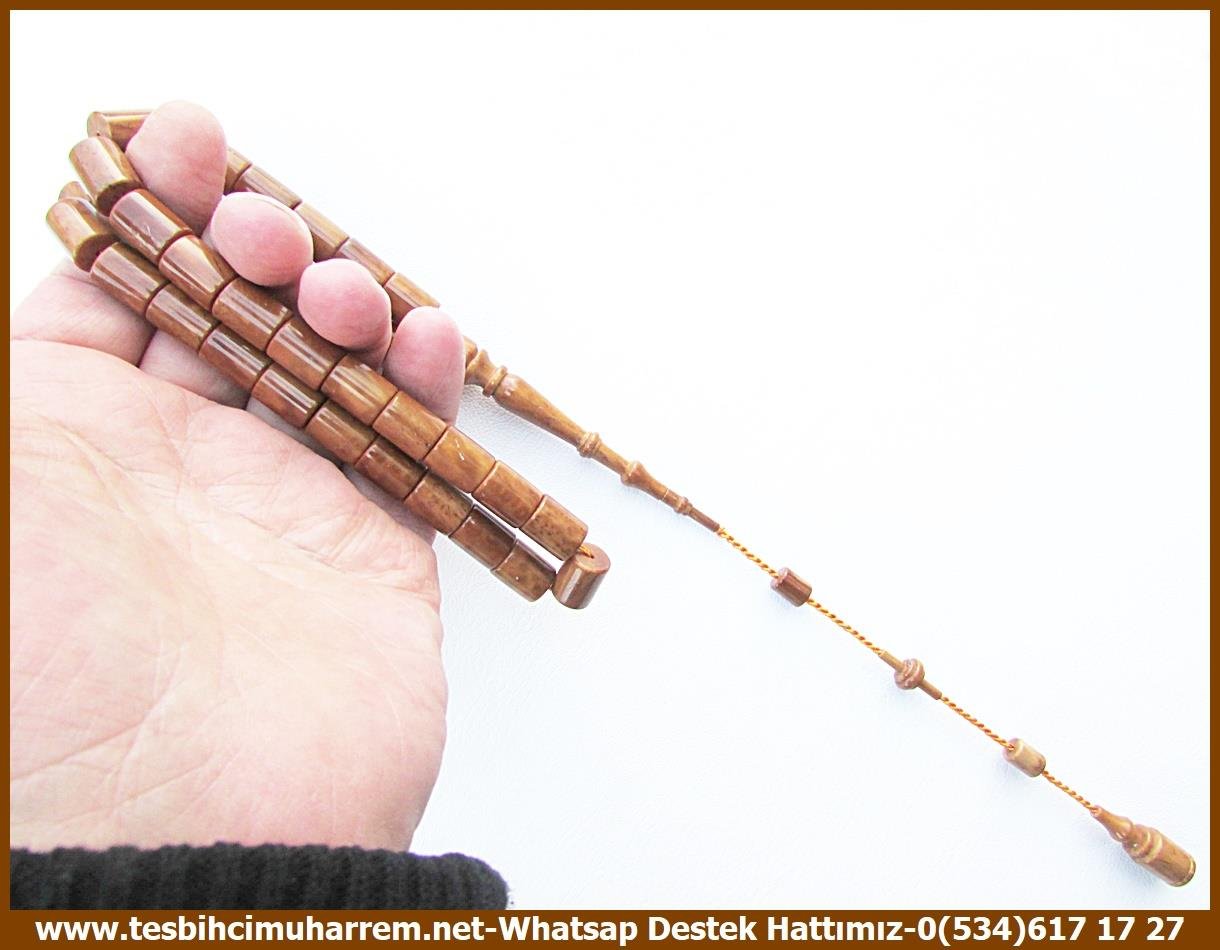 Kuka Ağacı TesbihlerTM13518Uğur Gündoğan Usta El İşçiliği Tespih | Basamaklı Kesme Kuka, İri Boy, Profesyonel İşçilik, Özel Kutulu 