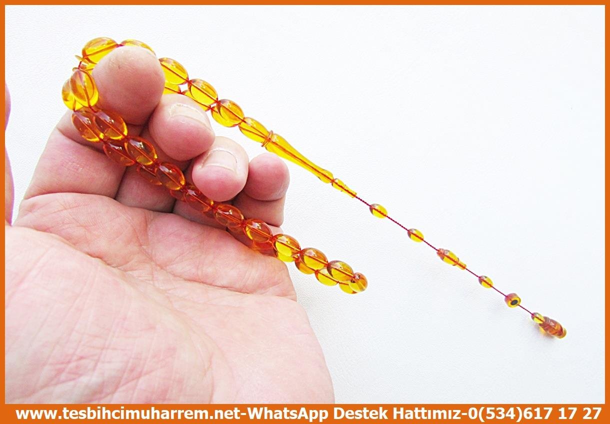 Sarı Ton TesbihlerTM14023Umut Talha Aras Usta İşçilikli Ateş Kehribar Tesbih – Bal Köpüğü Renk, Beyzi Kesim, “Sonbahar Rüzgarları” İsimli Özel Tasarım TespihTespih Ateş Kehribar I Bal Köpüğü Beyzi Kesim Sonbahar Rüzgarları Tesbih