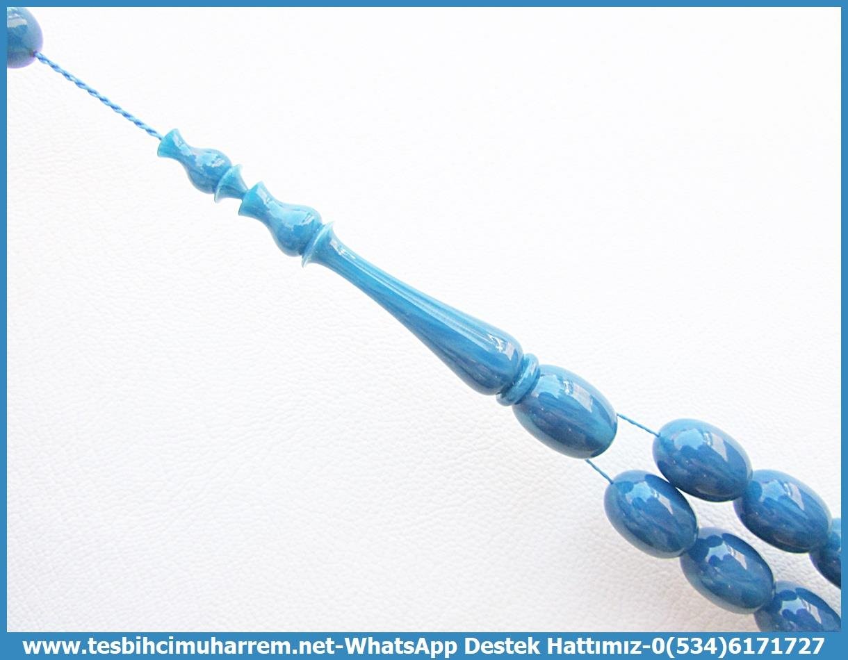 Katalin Ve Bağa TesbihlerTM13862Yiğit İsmet Üçem Usta İmzalı Tespih Eski Alman Katalin l Özel Gömme Kutulu Vermilion Orange '' Bergamalı '' TesbihTespih Premium Katalin l Eski Alman Badem Kesim Okyanus Tesbih 