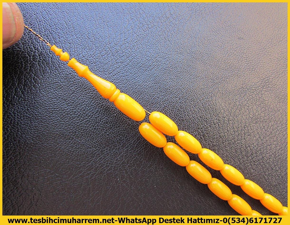 Kayısı Kehribar TesbihlerTM13859Yiğit İsmet Üçem Usta İşçilikli Tespih | Premium Sıkma Kehribar, Eski Turuncu Badem Kesim,Keyifçi 