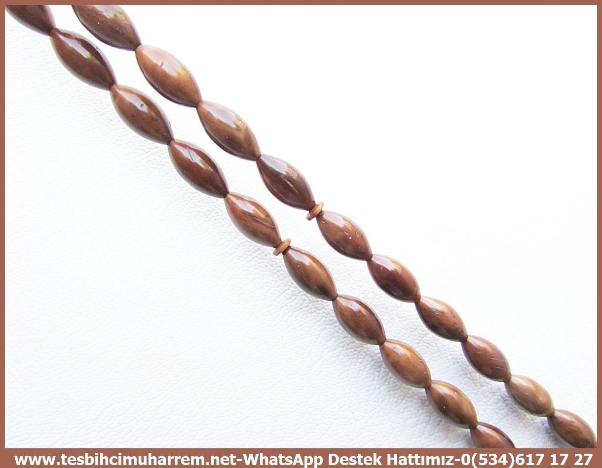 Kuka Ağacı TesbihlerTM13953Yılmaz Azak İmzalı ''Milka''Tesbih – Naturel Ceviz Kuka, Arpa Kesim El Yapımı Özel Tasarım TesbihTespih Kuka I Arpa Kesim Naturel Ceviz Milka Tesbih