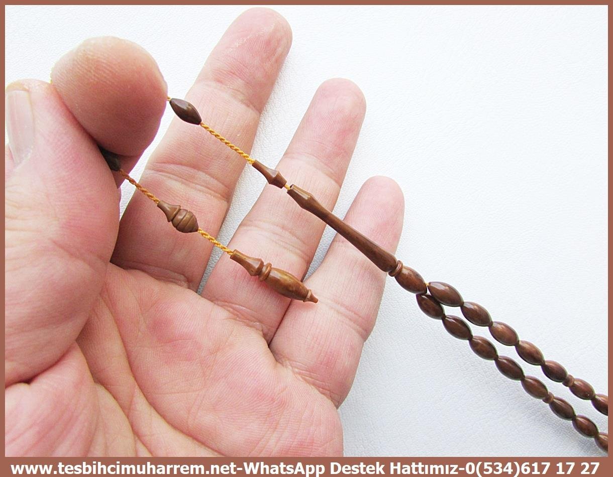 Kuka Ağacı TesbihlerTM13953Yılmaz Azak İmzalı ''Milka''Tesbih – Naturel Ceviz Kuka, Arpa Kesim El Yapımı Özel Tasarım TesbihTespih Kuka I Arpa Kesim Naturel Ceviz Milka Tesbih
