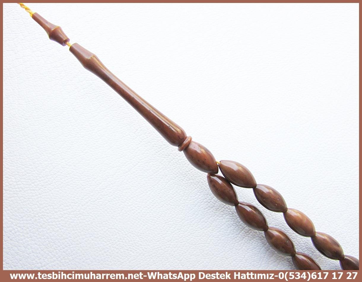 Kuka Ağacı TesbihlerTM13953Yılmaz Azak İmzalı ''Milka''Tesbih – Naturel Ceviz Kuka, Arpa Kesim El Yapımı Özel Tasarım TesbihTespih Kuka I Arpa Kesim Naturel Ceviz Milka Tesbih