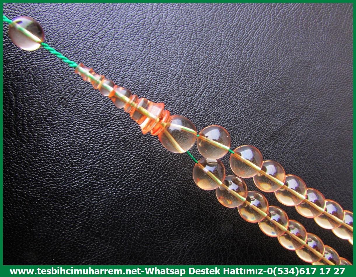 Su Damlası Ton TesbihlerTM13578Yusuf Balıbey Usta Tornası Tespih | Ateş Kehribar, Saydam Buz Beyaz, Özel Çalışma, 