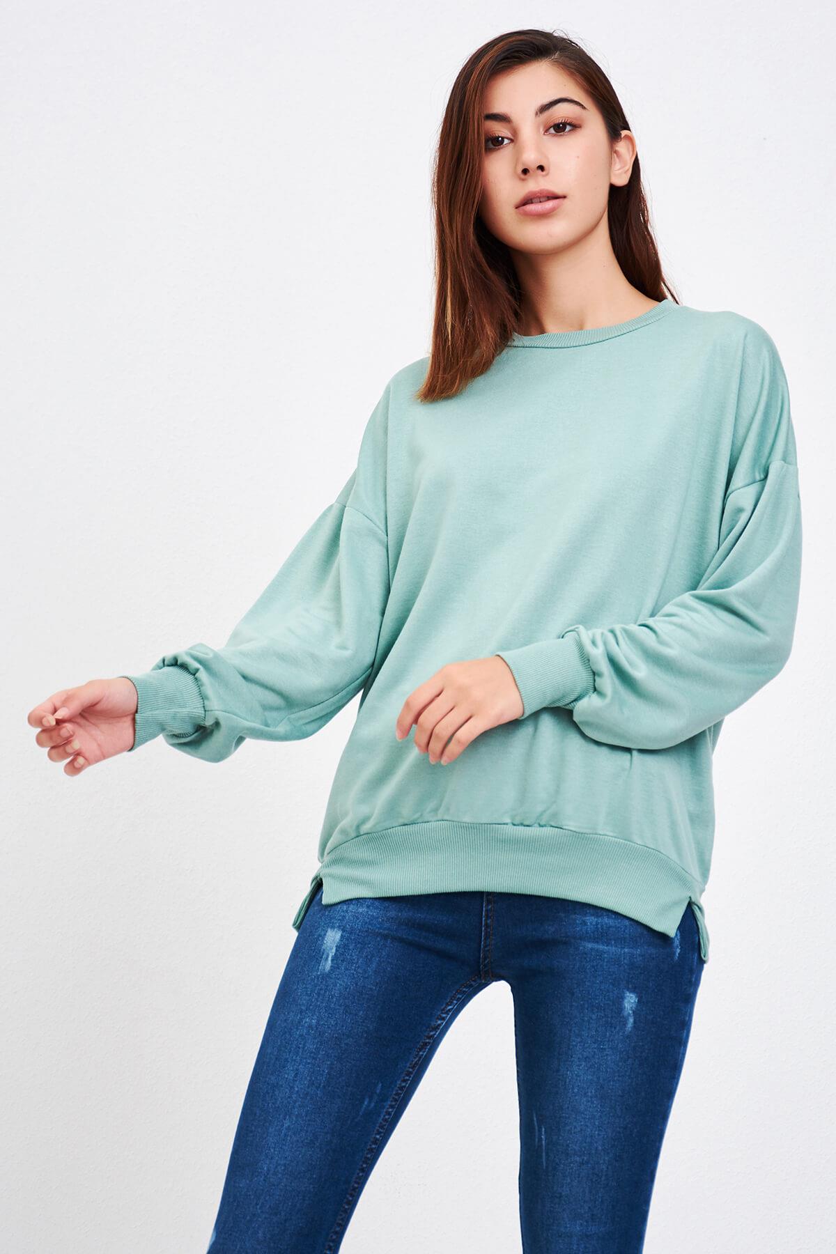 Basic Salaş Sweat Mint