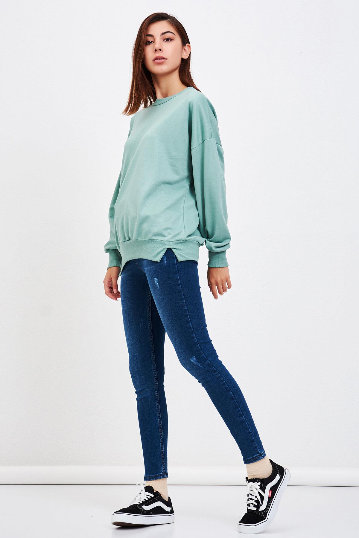 Basic Salaş Sweat Mint