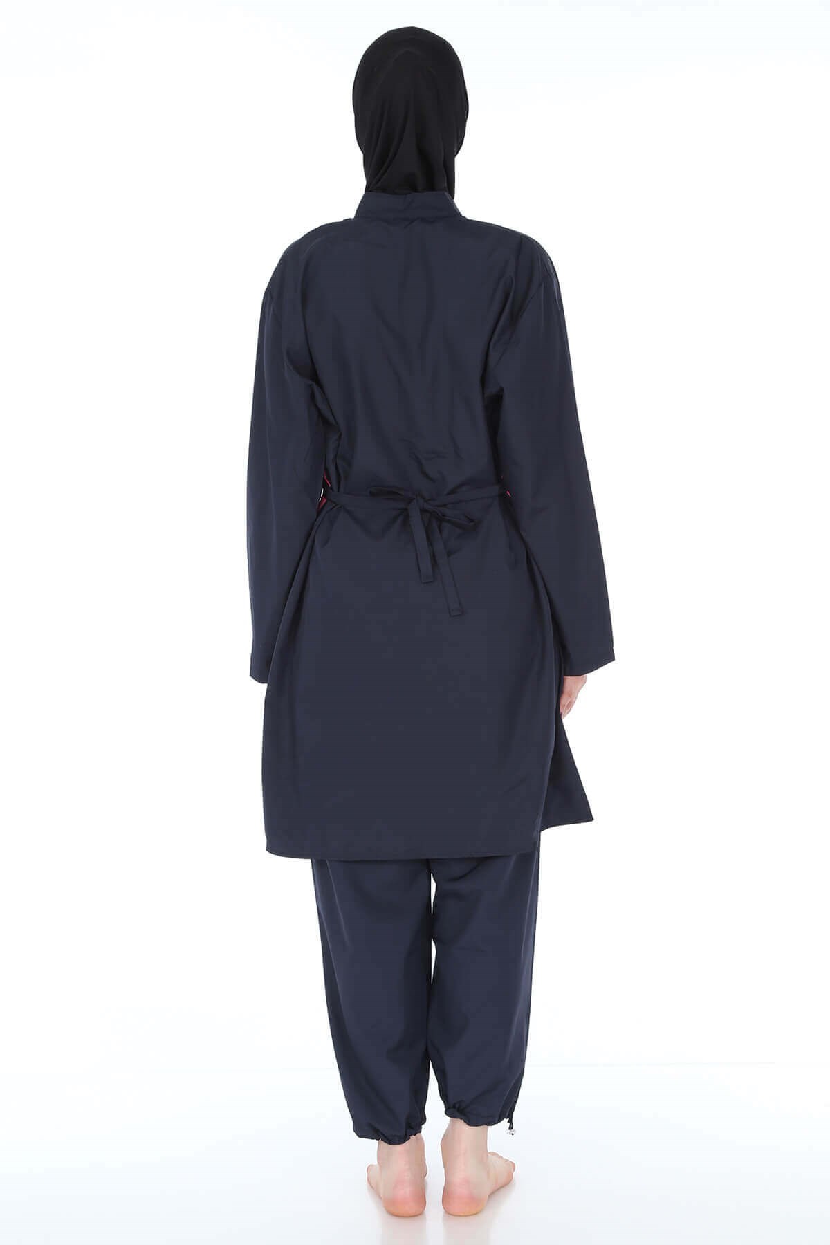 Büyük Beden Tesettür Mayo Lacivert