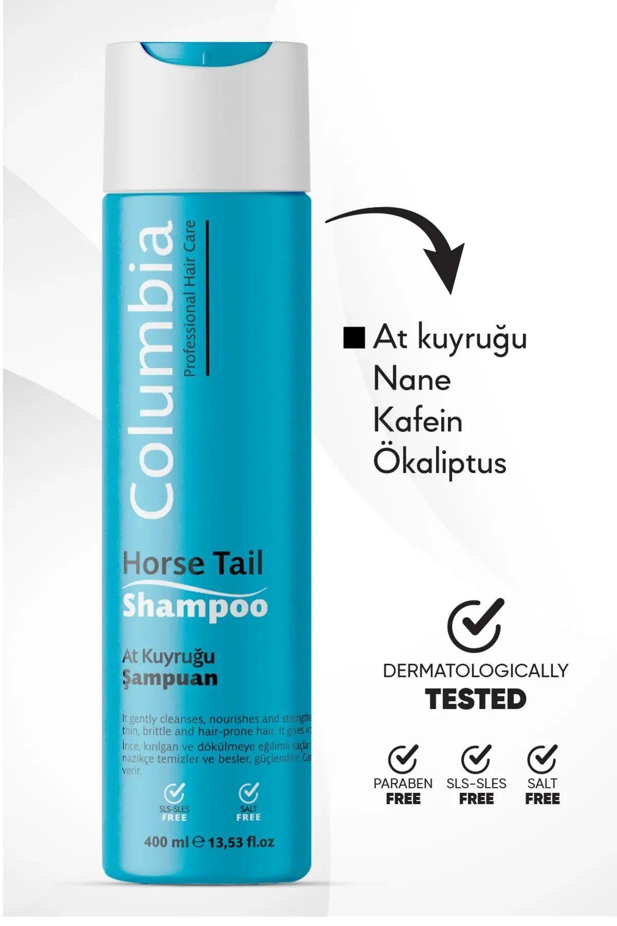 Columbia At Kuyruğu Bitki Özlü Dökülme Karşıtı, Hızlı Uzama Etkili Dolgunlaştırıcı Şampuan 400 ml