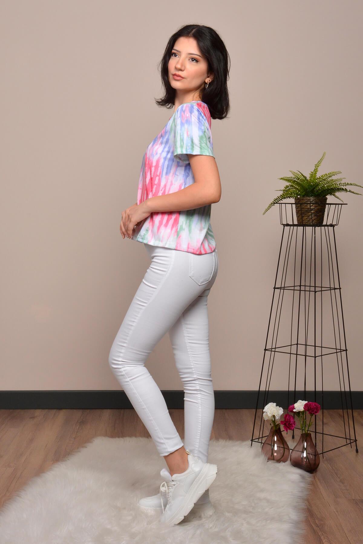 Degrade Renkli T-Shirt