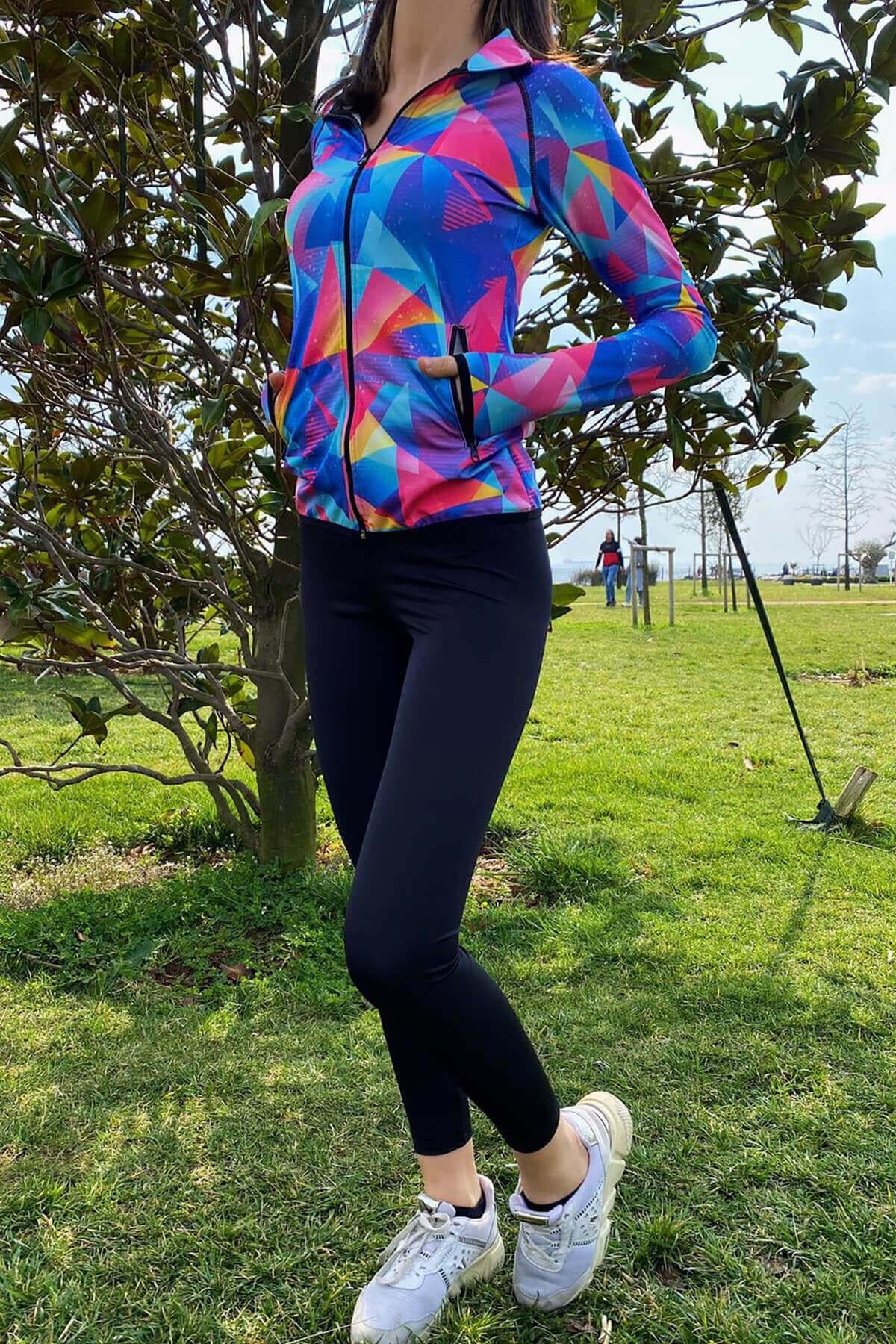 Dijital Baskılı 3'lü Sporcu Eşofman Takım