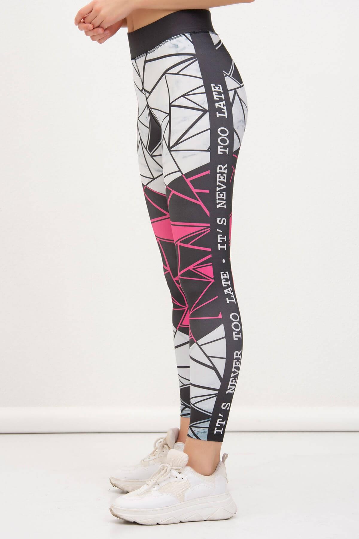 Dijital Baskılı Sporcu Tayt