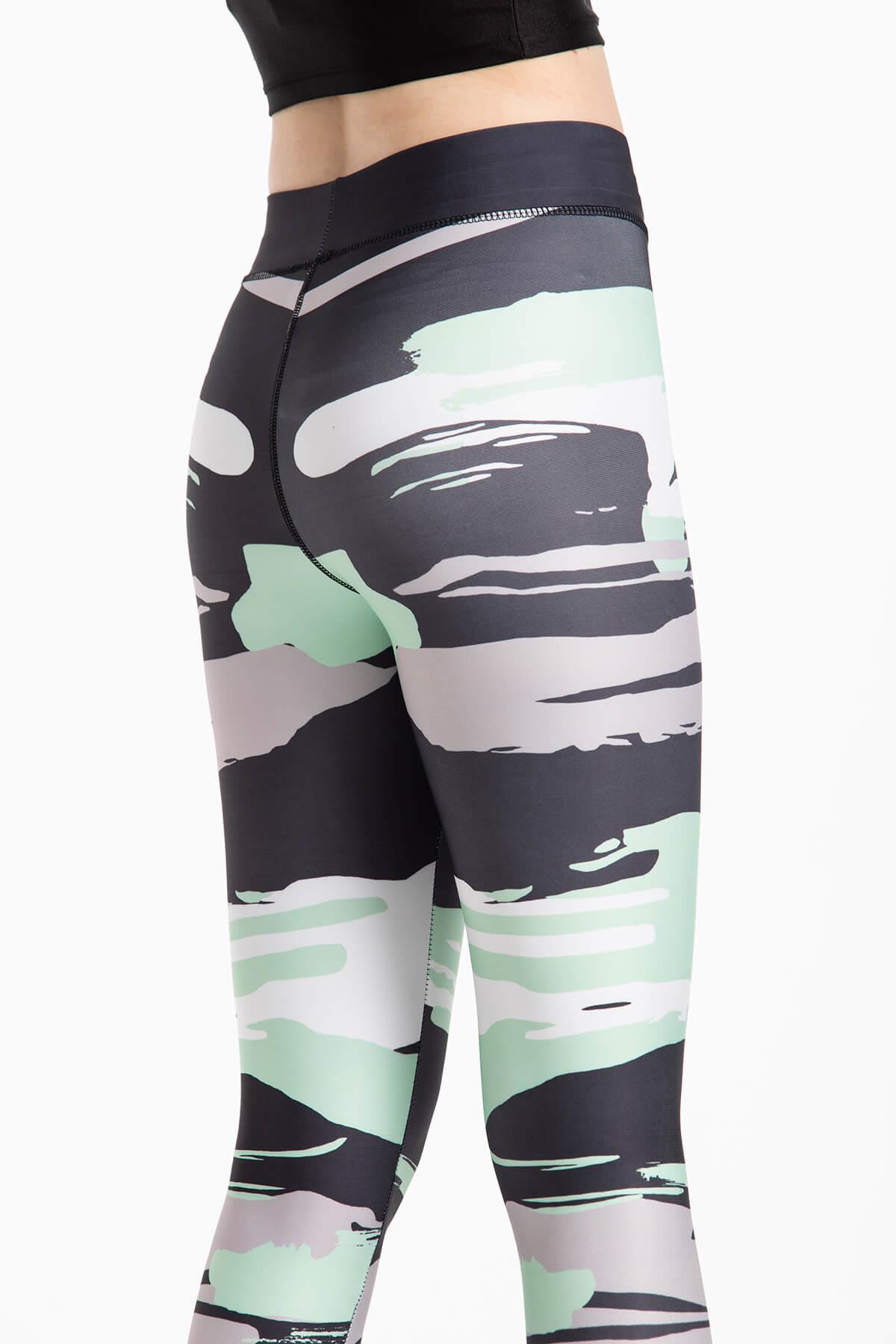 Dijital Baskılı Sporcu Tayt