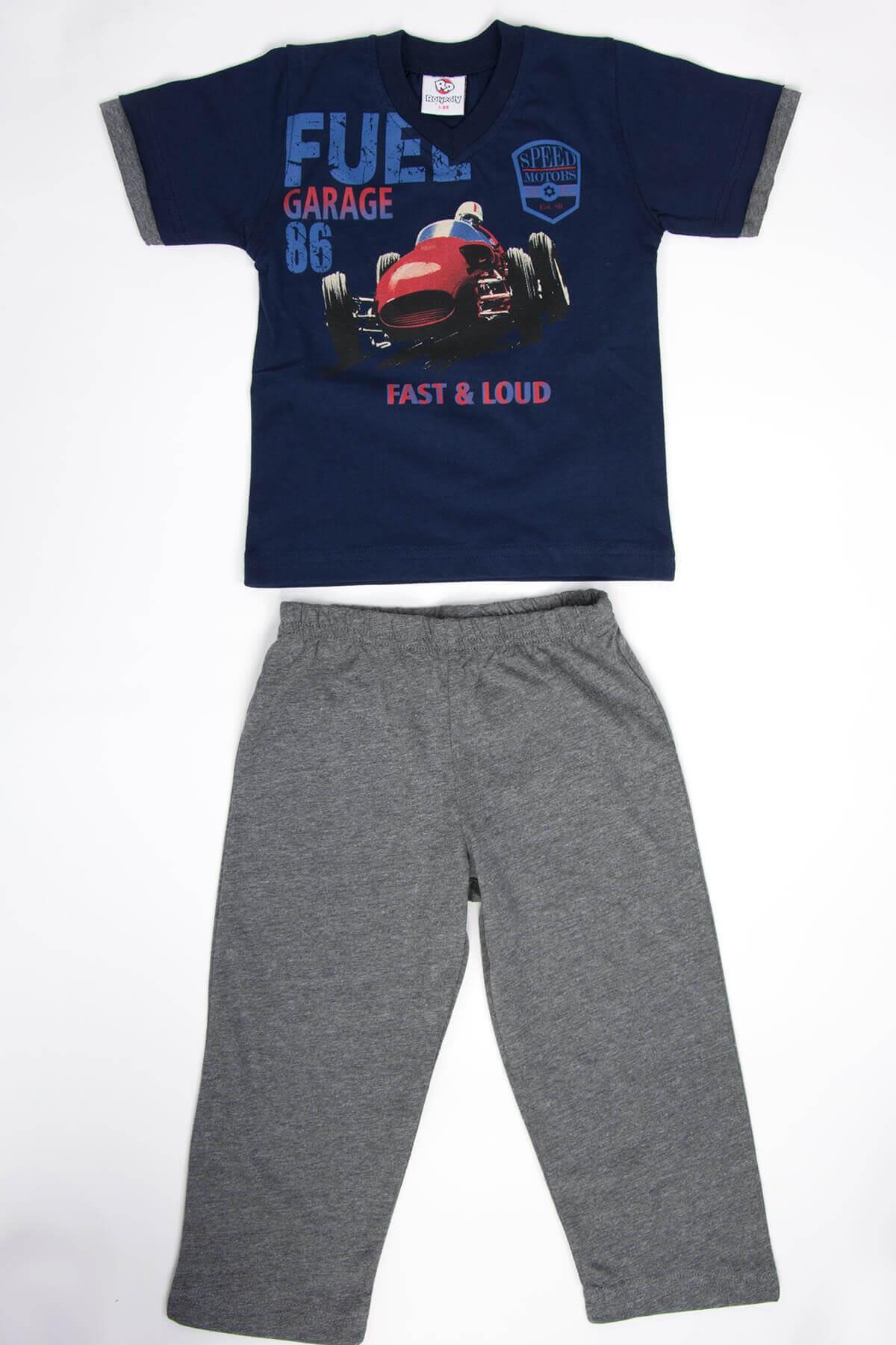 Erkek Çocuk Pijama Takım Lacivert