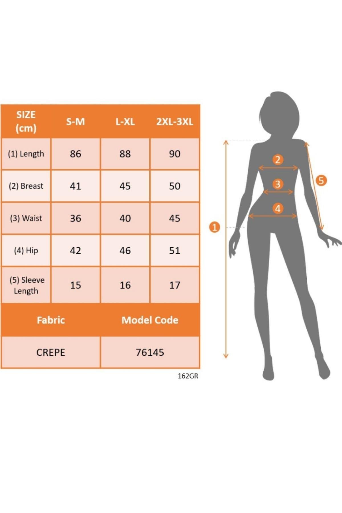 Kruvaze Yaka Puantiye Desen Krep Elbise Siyah