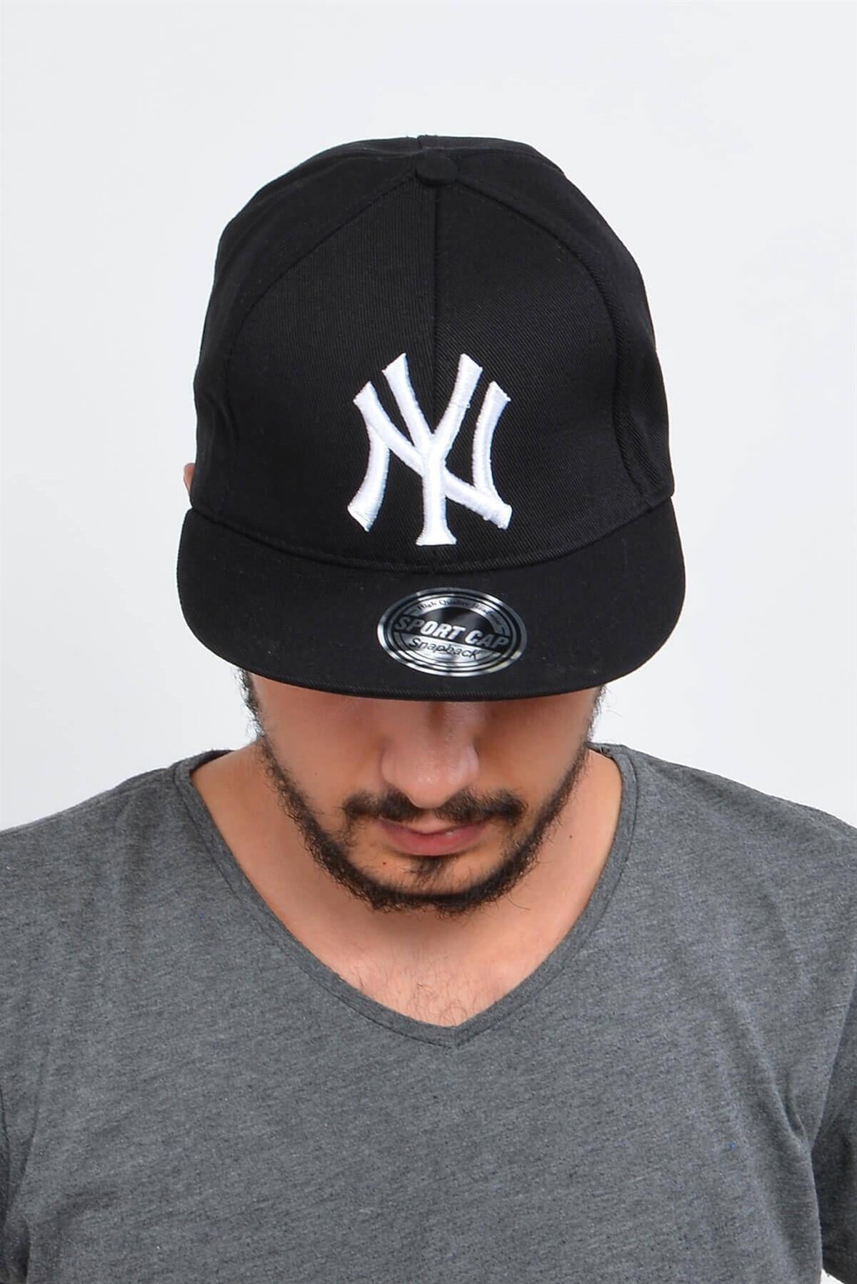 New York NY Baskılı Erkek Snapback Kep