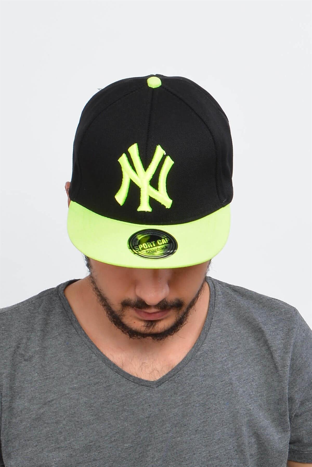 New York NY Baskılı Erkek Snapback Kep